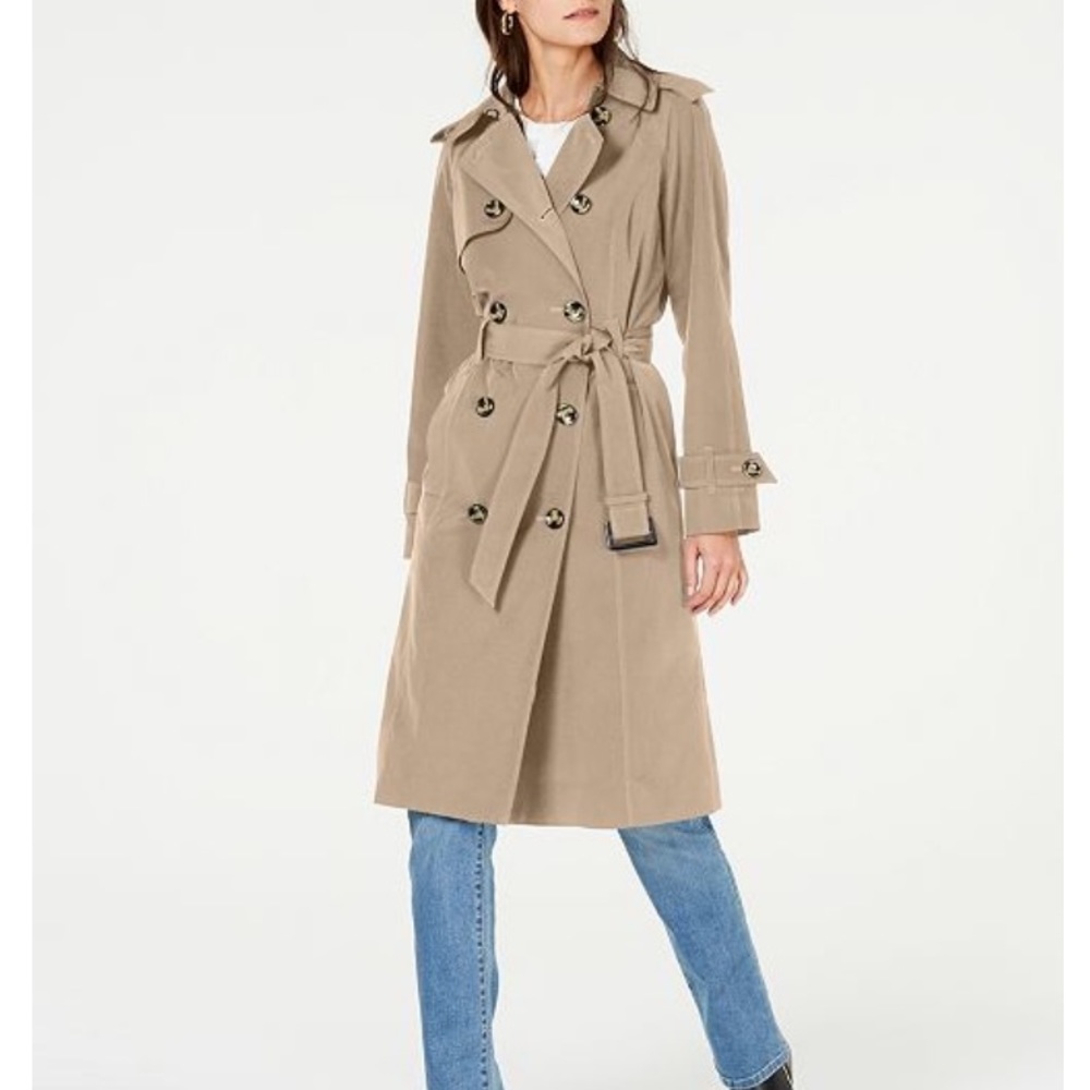 London fog trench coat w/ removable flannel liner